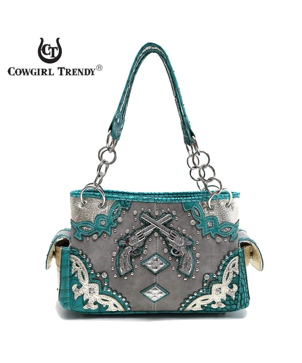 Western Handbag Concealed Satchel Shoulder