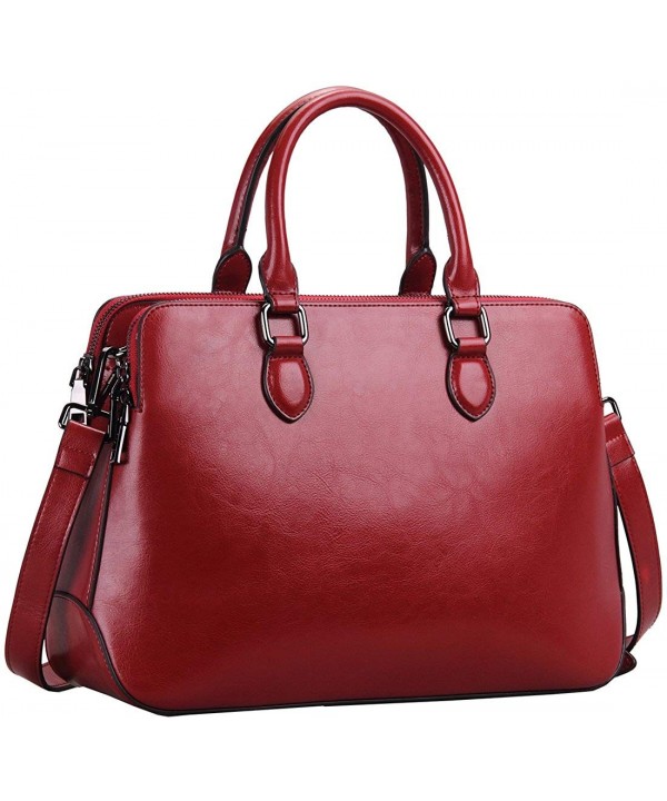 Leather Womens Handbags Shoulder Satchel