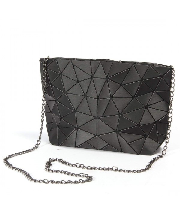 HotOne Geometric leather crossbody clutch