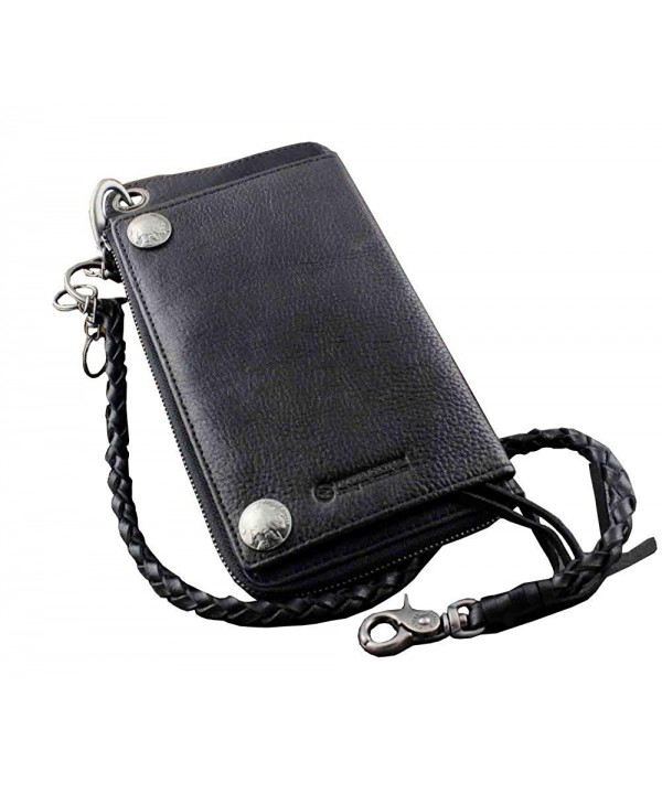 Biker Rocker Genuine Leather Wallet