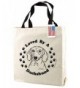 Dachshund Print Canvas Tote Handles