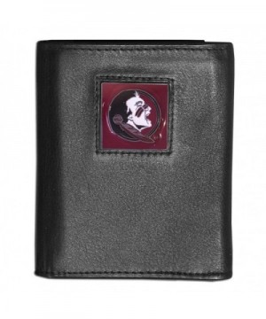 College Tri fold Leather Wallet Seminoles