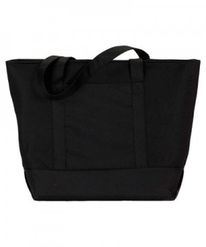 UltraClub Zippered Polyester Tote Bag