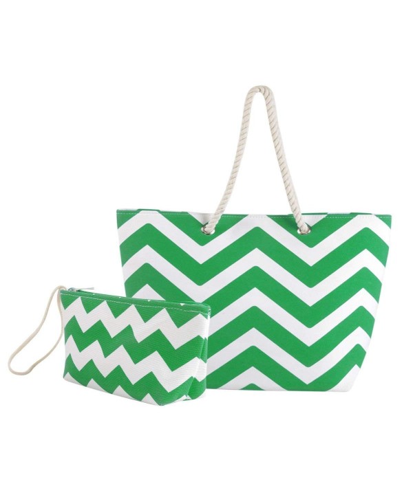 Mardini Striped Canvas Chevron Shoulder