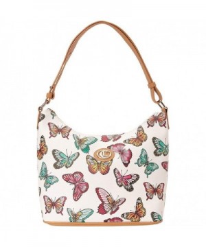 Aurielle Carryland Butterfly Print Hobo Multi