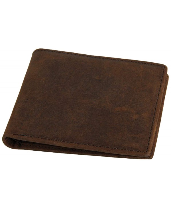 Hereby Simple Leather Bi fold Wallet