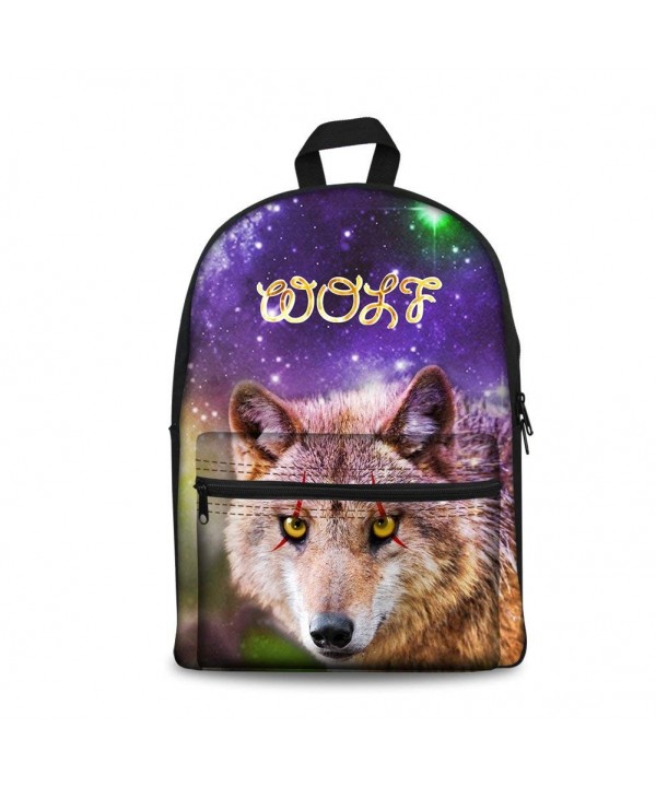 Coloranimal Lightweight Canvas Backpack Animal