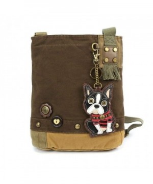 Womens Canvas Crossbody Handbag Terrier