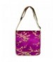 Messenger Bag Large Brocade Fuchsia