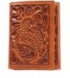 3D Natural Western Trifold Wallet