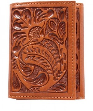 3D Natural Western Trifold Wallet
