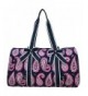 Paisley Print NGIL Quilted Duffle
