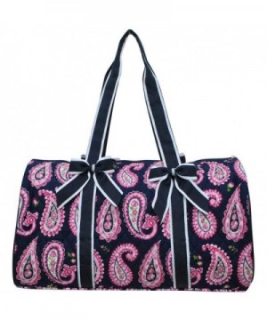 Paisley Print NGIL Quilted Duffle