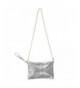 Glitter Sparkling Sequins Crossbody Wristlet