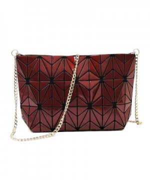 Geometric luminous handbags eco friendly crossbody