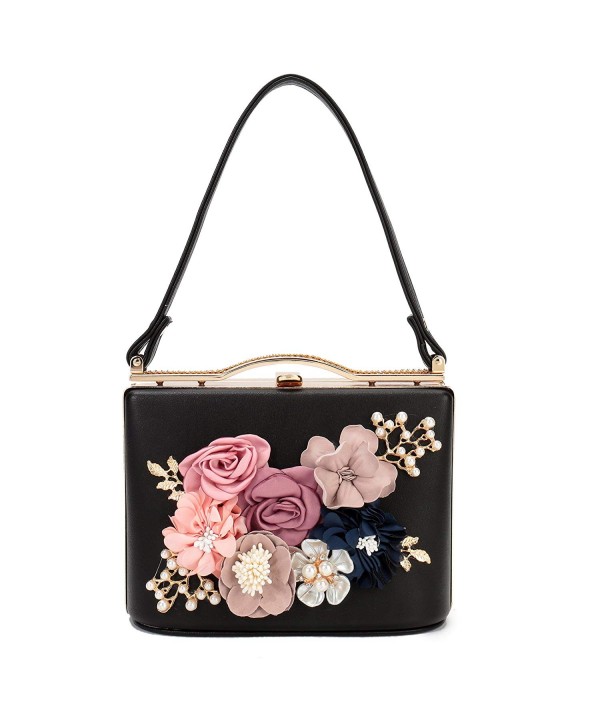 Womens Flower Evening Handbag Wedding