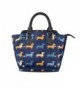 Colorful Dachshund Rivet Leather Shoulder