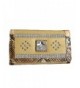 women butter rhinestone clutch wallet