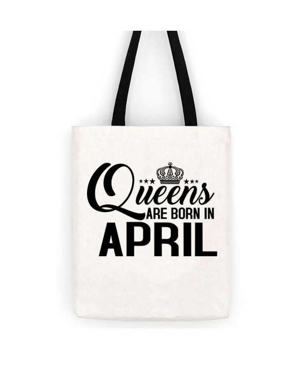 Queens April Birthday Cotton Canvas