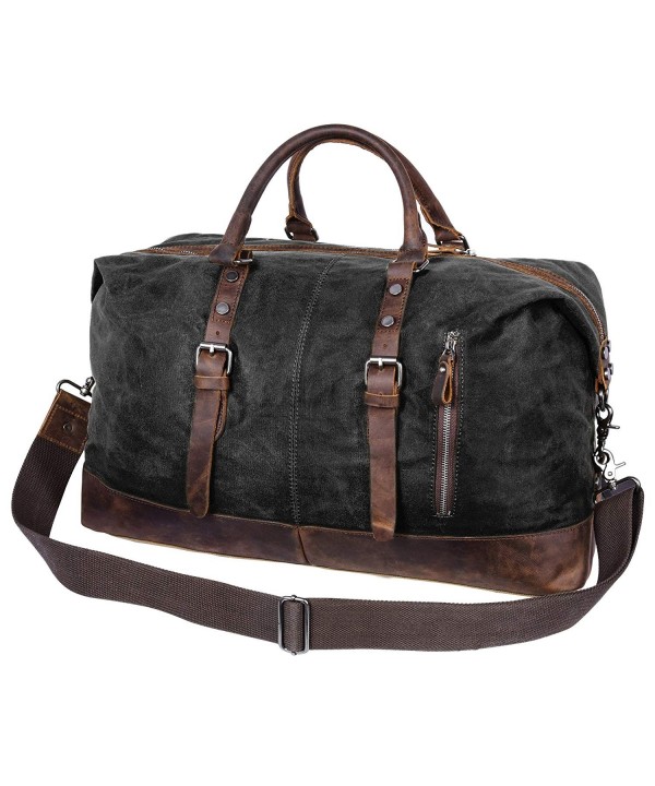 Veckle Genuine Leather Weekender Crossbody