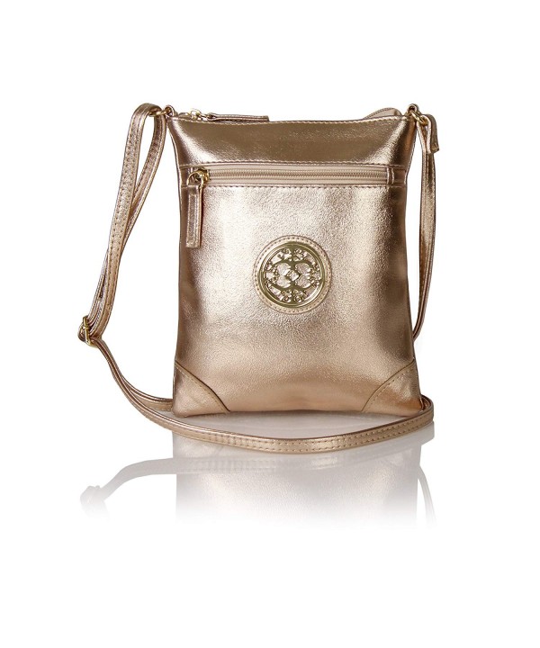 Vegan Leather Crossbody Medallion Festival