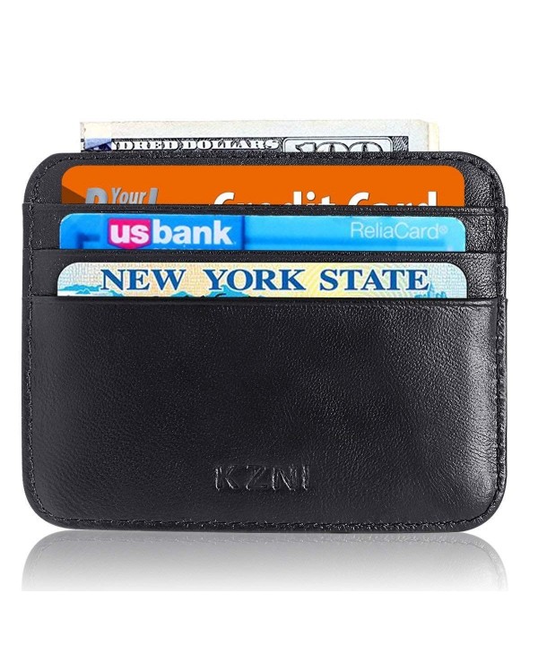 KZNI Pocket Wallet Genuine Leather
