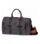 Vaschy Leather Compartment Weekend Holdall