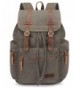 BLUBOON Vintage Backpack Leather Rucksack