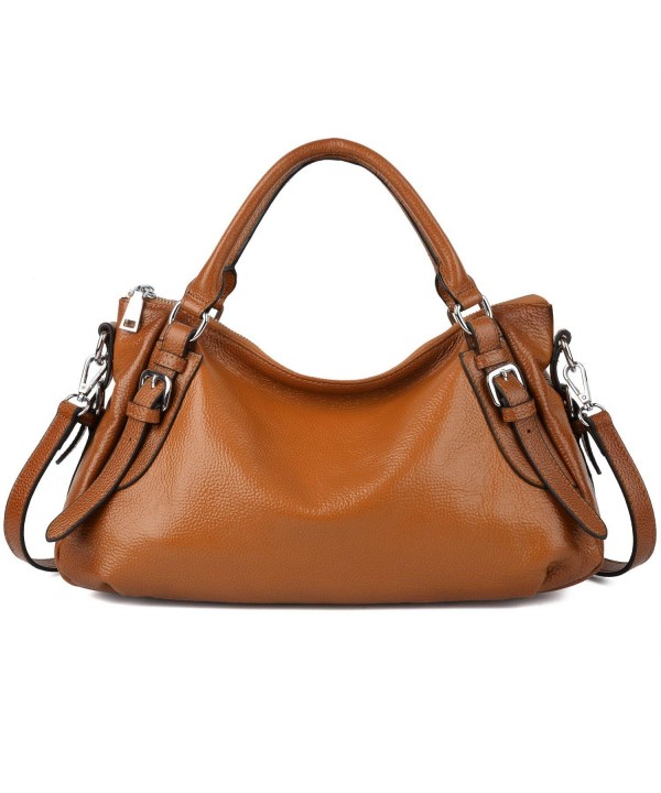 YALUXE Womens Leather Handbag Upgraded