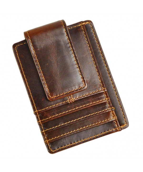 Leaokuu Genuine Leather Magnetic Pocket