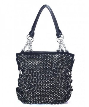 Zzfab Rhinestone Handbags Circle Sparkle