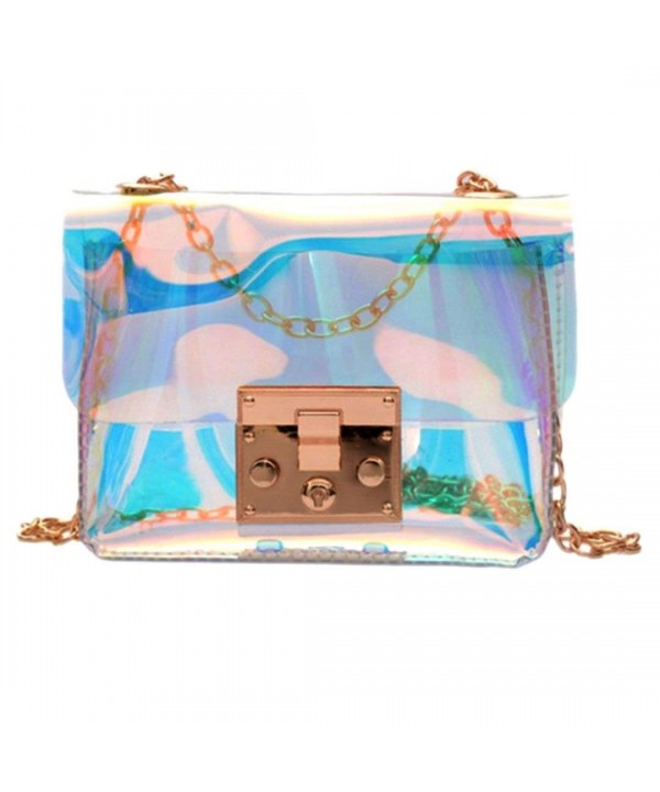 LABANCA Transparent Shoulder Hologram Handbag