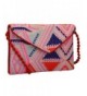 Handloom Jacquard Fabric Evening Clutch