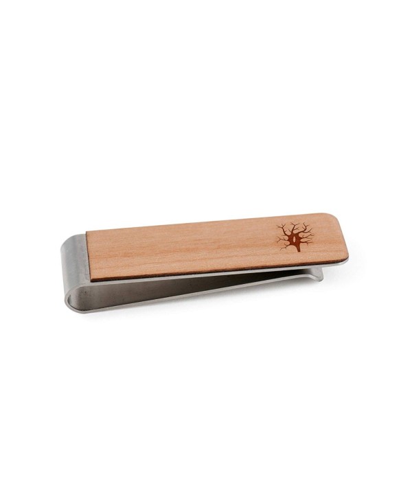 Spindle Neuron Money Clip Wood