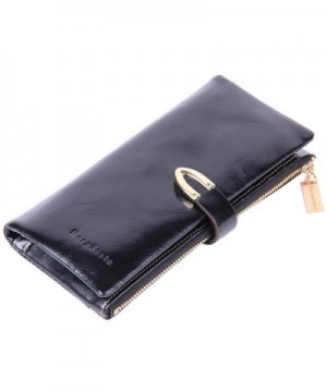 Borgasets Womens Wallet 100 leather Zipper