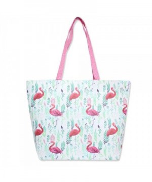 Colorful Summer Printed Zipper Flamingos