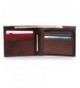 Leather Wallet Zipper Pockets Section