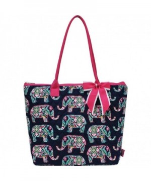 Elephant Print NGIL Quilted Tote