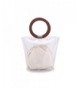 Gallery Transparent Handbags Drawstring Bags White