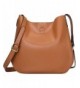 S ZONE Leather Crossbody Simple Shoulder