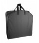 WallyBags Luggage Garment Bag Black