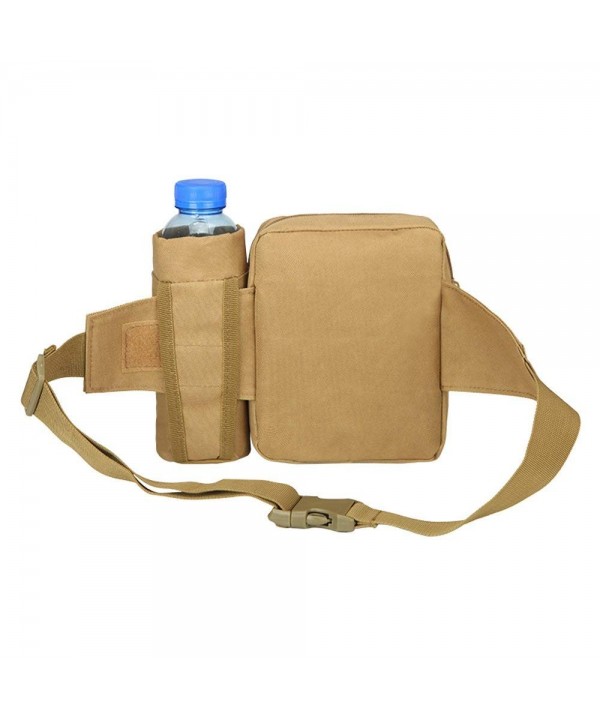 Military Waist Duffel Pack Bag With Water Bottle Pocket for Travel ...