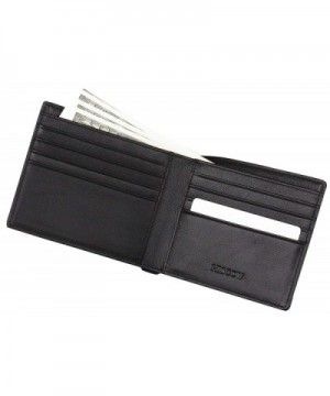 HISCOW Bifold Wallet Black Credit