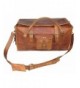 Retro Luggage Distressed Leather Duffel