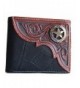 western concho bi fold leather Wallet