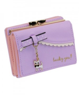 Orient Bee Leather Wallet Lavender