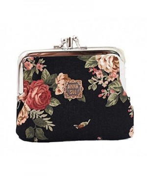 edfamily Floral Change Canvas Wallet