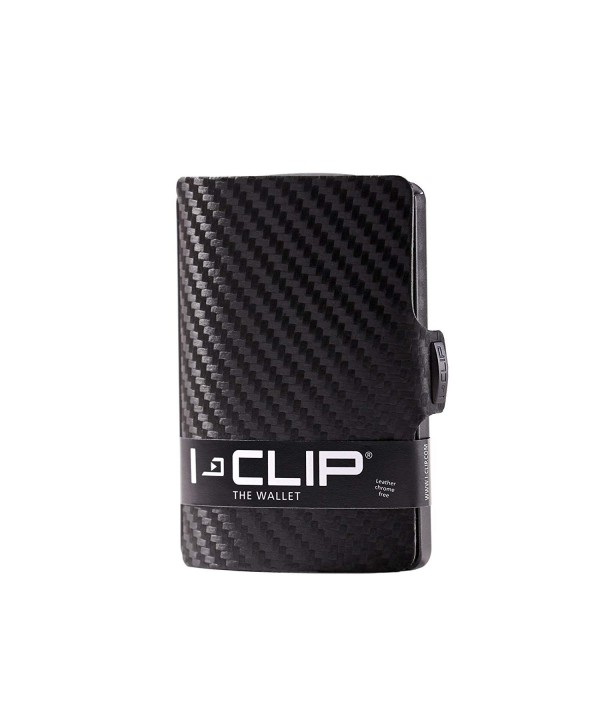 I CLIP Gunmetal Carbon Wallet Minimalist