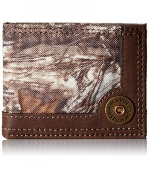 RealTree Mens Passcase Wallet Brown