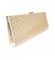 Sparkling Crystal Clutch 11 inch Champagne